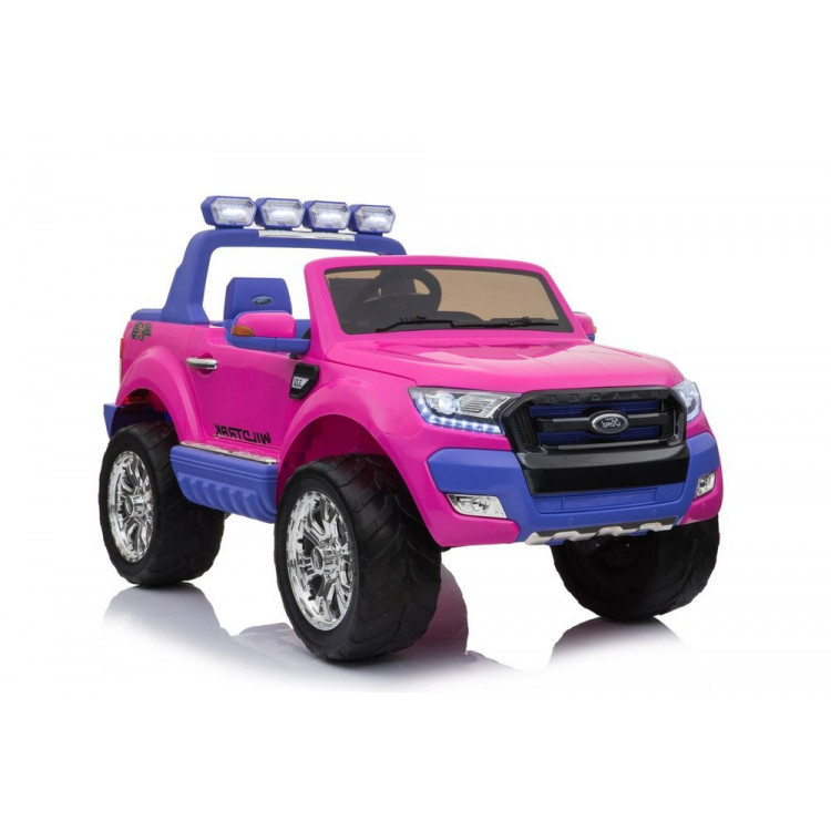 Elektrické autíčko Ford Ranger 4x4 - nelakované - ružové